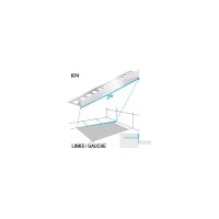 Gefällekeil Links/11mm/1,20m 2% Edelstahl V2A...