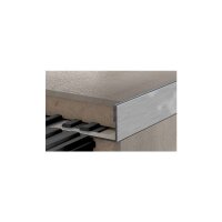 L-PROFIL Edelstahl V2A Naturglanz 25mm x 2500mm